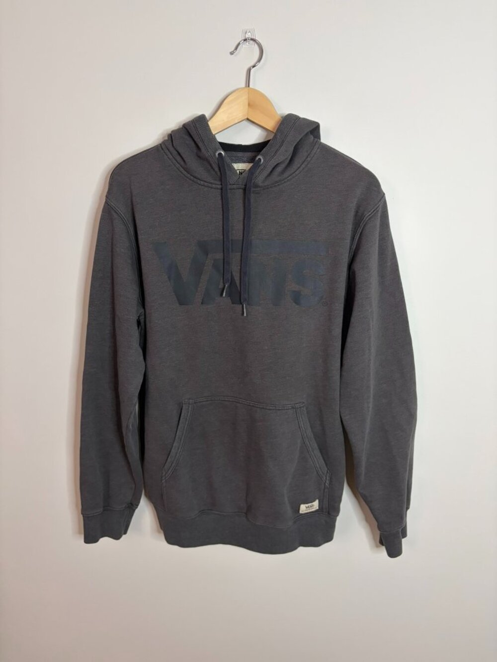 Vans Men's Medium Classic Logo Pullover Hoodie Dark Charcoal Espresso Taupe